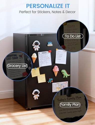 COWSAR Dorm Fridge without Freezer, 4.4 Cu.Ft Single Reversible Door Office Refrigerator with Adjustable Thermostat, Removable Glass Shelves, Commercial Compact Fridge for Bedroom Dorm Office view 6