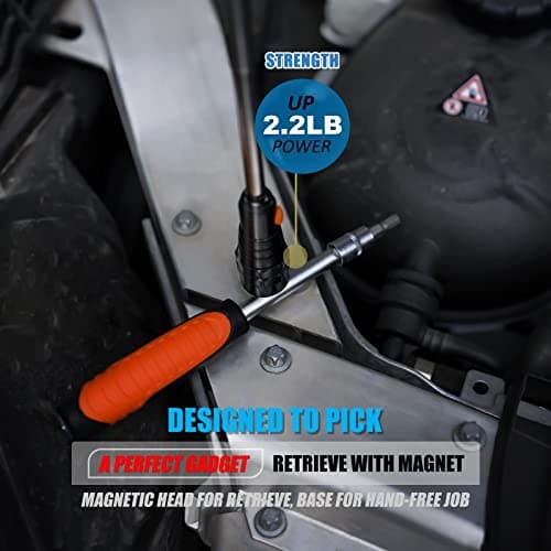 VIBELITE Gifts for Men, Magnetic Flashlight with Tool Magnetic Lanyard, Telescoping Magnet Pickup Tool, Cool Gadgets Valentines Day Gifts for Him, Men, Teen Boys, Husband, Boyfriend view 6