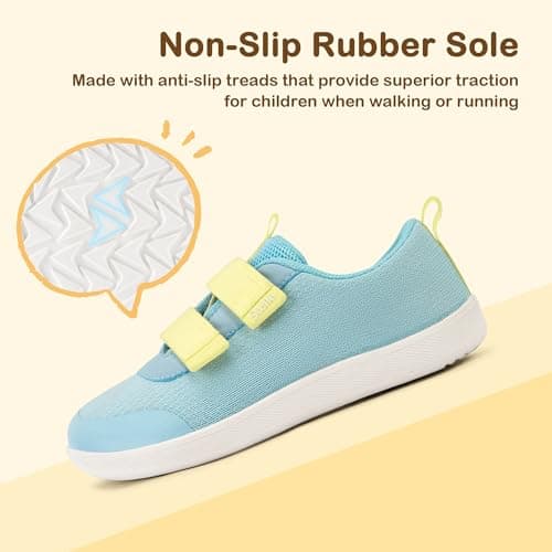 Stelle Toddler Wide Toe Box Barefoot Shoes Kids Sneakers for Boys Girls Zero Drop Minimalist Breathable Lightweight Non Slip Walking Running Shoes view 6