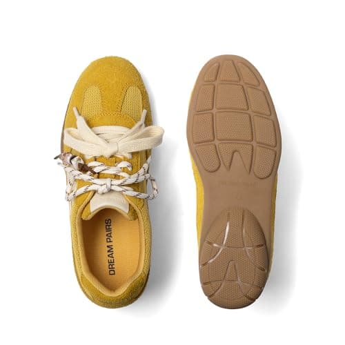 DREAM PAIRS Women's Retro Platform Sneakers, Faux Suede Casual Fashion All-Day Comfort Cushion Walking Breathable Shoes view 3