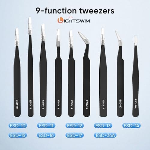 LED Head Magnifier, Rechargeable Hands-Free Headband Magnifying Glass with 4 Detachable Lenses, 1.5X-5.0X Glasses for Close Work Crafts Jewelry Reading view 6