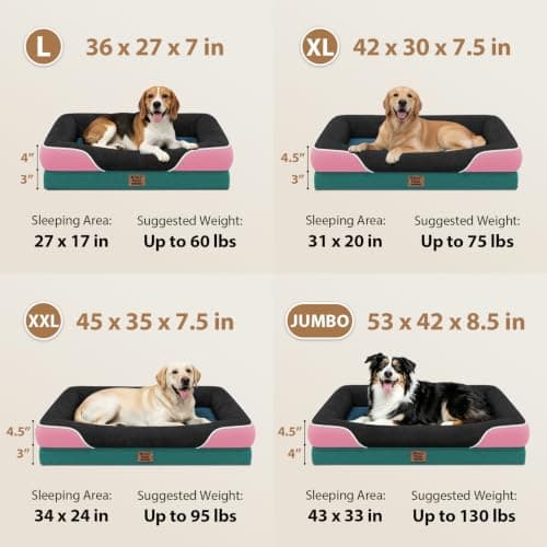 Waterproof Orthopedic XL Dog Bed for Large and Extra Large Dogs view 2