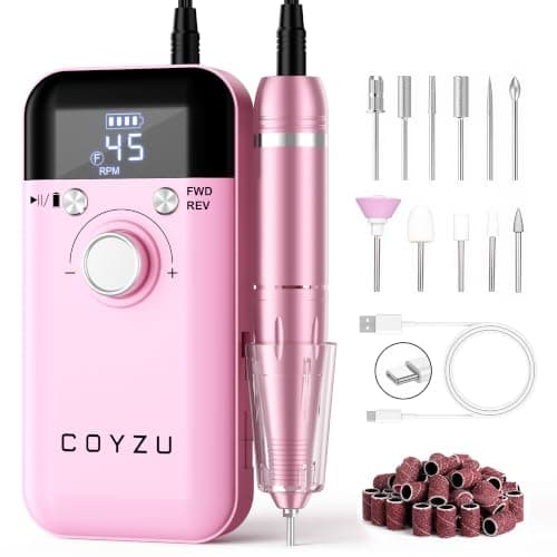 COYZU Electric Nail File, Fast Acrylic & Gel Removal for Beginners, Save Your Money — image 1
