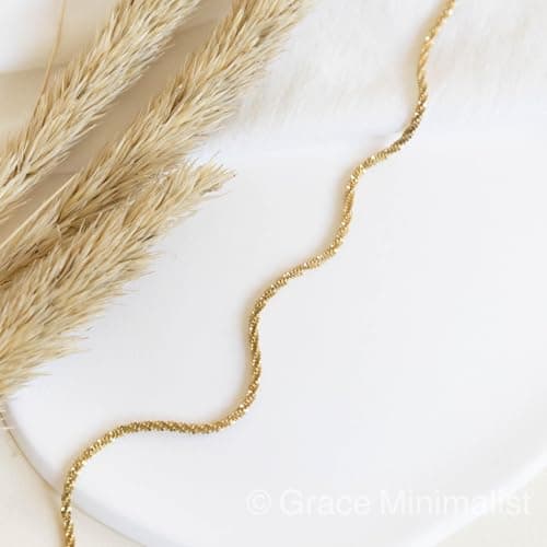 BAYLAY Gold Chain Necklace for Women - 18K Gold Plated Necklace Chain Dainty Gold Necklace for Women Gold Chain Gold Necklace Gold Jewelry Gifts Size 16/18/20/22/24/26 Inch view 6