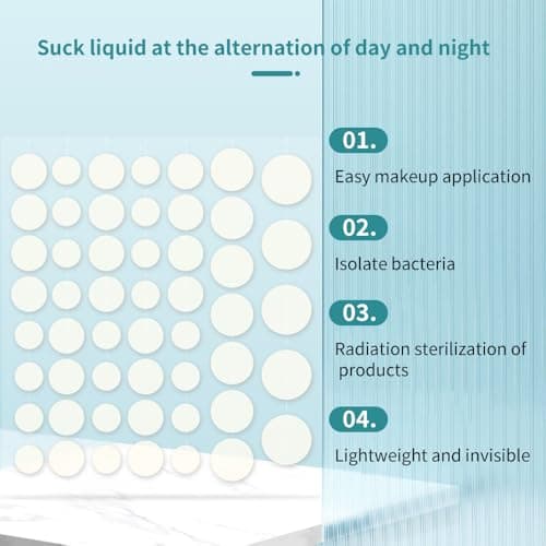 Safirst Sticky Acne Patches Hydrocolloid Pimple Absorbing Patch 4 Size 260 Counts Spot Blemish Invisible Stickers Zit Dot Cover Breakout Treatment view 5