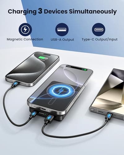 for MagSafe Power Bank 5000mAh, Magnetic Portable Charger view 6