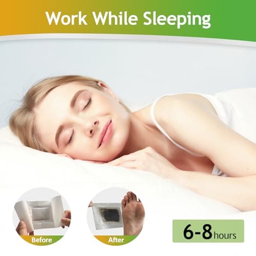 TEWEAE 62 Pads Foot Pads Natural Turmeric & Ginger, Premium Pads to Feel Better, Relieve Stress & Restful Sleep, Goodnight Patches for Family Members view 4