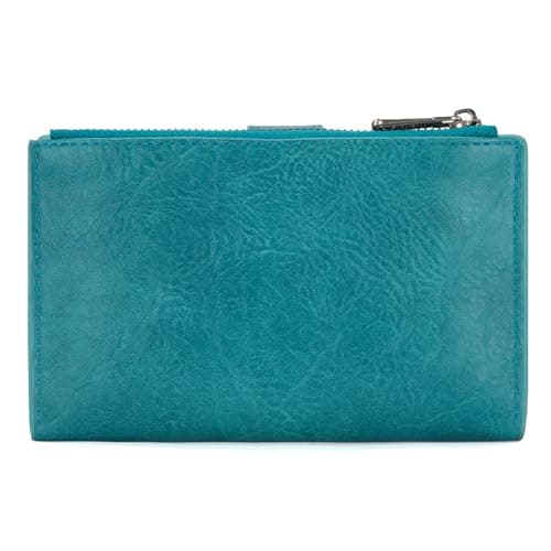 Wrangler Wallet for Women Bifold Card Holder with Zipper and ID Window view 4