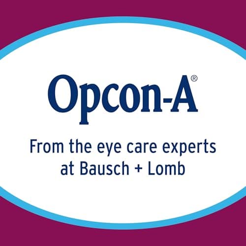 Opcon-A Allergy Eye Drops, Antihistamine and Redness Relief for Itchy, Red Eyes, Soothes Irritation from Pollen, Ragweed, Grass, Animal Hair and Dander Clinically Proven Formula, 0.5 Fl Oz (Pack of 2) view 2