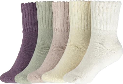 BenSorts Women's Winter Boots Socks Thick Warm Cozy Crew Socks Solid Color Gifts — image 1