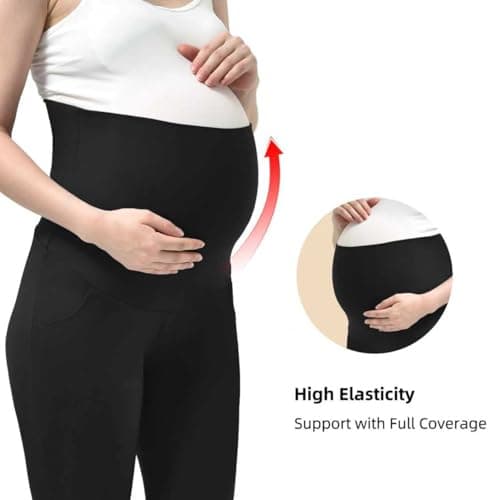 Stanpetix Maternity Joggers for Women Pregnancy Sweatpants view 5