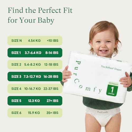 PurComfy Baby Diapers Essential Kit, 4 Pack Size 6 Diapers (112 Ct), 6 Baby Wipes (360Ct), 4 Travel Pack Wipes (32Ct) and 2 Dry Wipes (120Ct), All in One Newborn Essentials Kit, Total 624 Count view 4