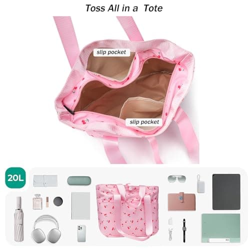 mcuvaec Corduroy Tote Bag for Women, Foldable Tote Bag With Zipper, Large Shoulder Bag, Purses and Handbags for Work Travel view 6