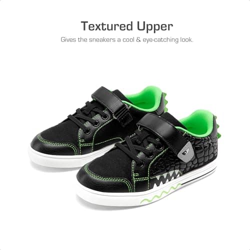 DREAM PAIRS Boys Sneakers Little Kids Toddler Shoes Storybook Causal Walking Shoes Non-Slip with Hook and Loop view 5