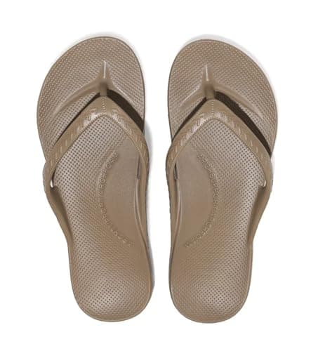 Women Arch Support Flip Flops Comfortable Orthotic Sandals for Plantar Fasciitis, Summer Beach Pool Thong Sandals Lightweight Casual Walking
