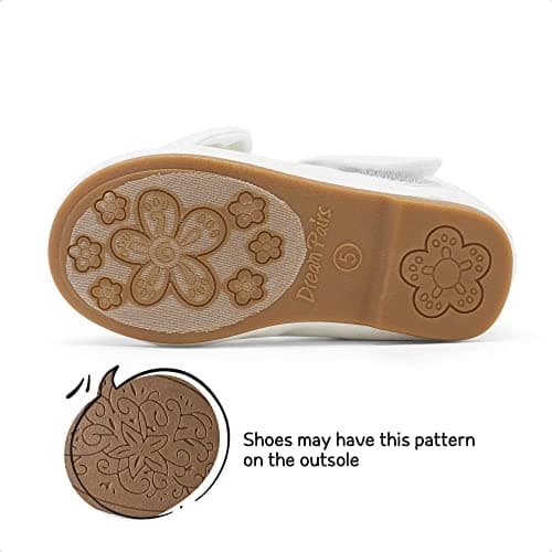 DREAM PAIRS Toddler Girls Dress Shoes Mary Jane Flats, Girls School Uniform Flats Bow Ballerina Shoes view 4