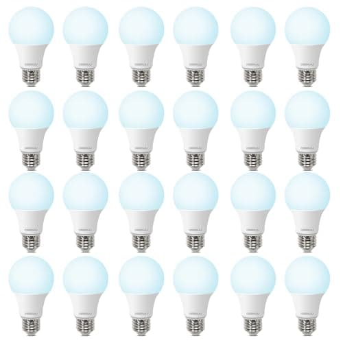 DEGNJU LED Light Bulbs 60W Equivalent, A19 Light Bulb Daylight 5000K 800LM 8.5 Watt, Non-Dimmable Standard Light Bulbs E26 Medium Base, 24 Pack — image 1
