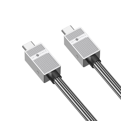 SETMSPACE USB C Data Cable [20 Gbps] 240W PD Fast Charging Cable, USB Cable [4K@60Hz] USB 3.2 Gen 2x2, Extra-Tough Type C Charger Cord, Braided USB C Cable for Laptop- 6.56ft — image 1