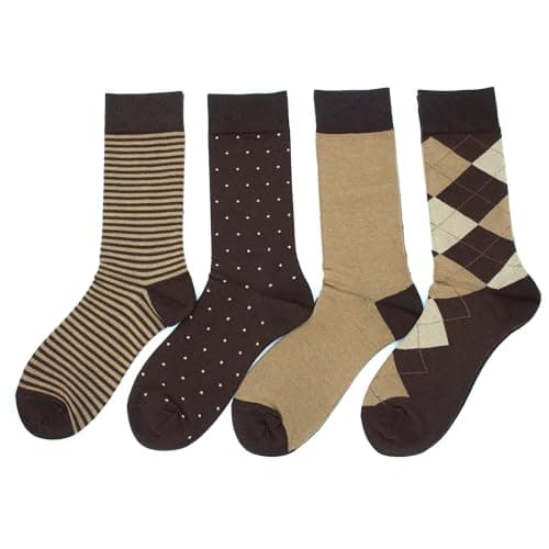 BLBJYPZX Mens Black Dress Socks 10-13, Work Crew Cotton thick tall wide Calf Long Socks Size 9-12 13-15 view 6