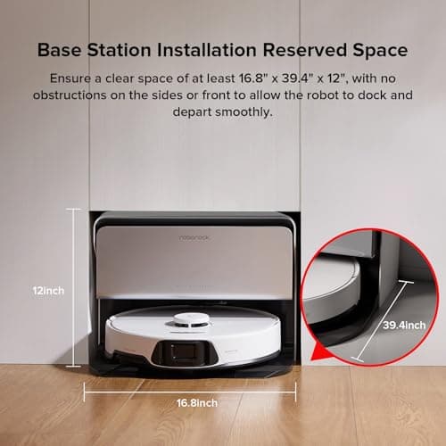 roborock S8 Max Ultra with Auto Water Refilling and Drainage System Robot Vacuum and Mop, FlexiArm Design, Smart Dirt Detection, Self-Emptying, 8000Pa Suction for Various Floors, Pet Hair, White view 2