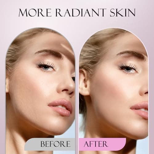 CEVEK Sonic Dermaplaning Tool - Electric Facial Hair Remover for Women & Eyebrow Trimmer, Exfoliating Face Razor with 16 Replacement Blades (6 Months Supply) for Peach Fuzz & Dead Skin (Pink) view 3