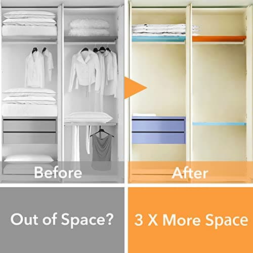 SpaceAid Jumbo Vacuum Storage Bags, Space Saver Sealer Compression Bags for Comforters, Blankets, Pillows, Bedding, Clothes (X-Large 3 Pack) view 4