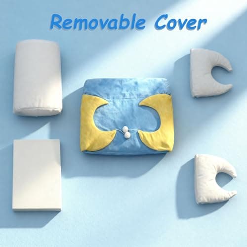 MOYMO Cat Couch with Soft Pillow, Supportive Dog Couch, Cat Sofa with Removable Cover，Cute Moon Shaped, 24 Inch view 5