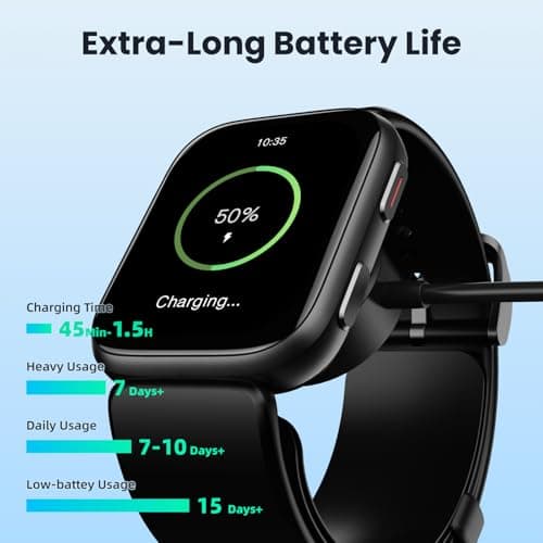 BP Doctor Smart Watch Blood Pressure, 1.95'' Blood Pressure Watch with Air Pump Cuff, Watch with Blood Pressure Sleep Monitor Sports Tracking for Android iOS Supports Data Sharing, Reminder Monitoring view 6