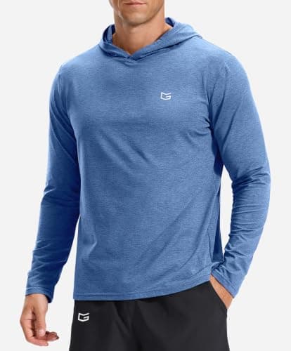 G Gradual Men's Lightweight Athletic Hoodies Pullover Long Sleeve Shirts view 2