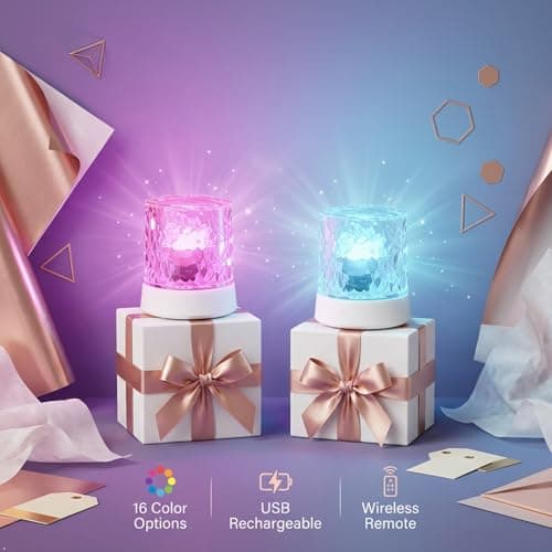 Liedrg Rechargeable Cordless LED Shower Light, 3D Ocean Wave Water Ripple Projector for Bathroom Bathtub Spa view 7