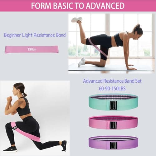 Pilates Kit for Home Workouts, Pilates Essential Kit 12-Piece -Home Pilates Workout Kit for Women with 12.6”Magic Circle, 9.8” Yoga Ball & 6 Resistance Bands for Stretching at Home Gym & Studio view 2