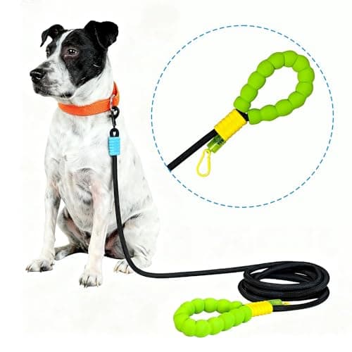 4.92FT Nylon Dog Leash，Multi Functional Crossbody Explosion-Proof Punch,Comfortable pad Handle,Suitable for Dog Sheds for Large Dogs Heavy Duty. view 5