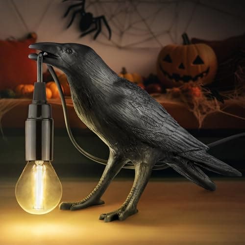 Halloween Crow Lamp with Bulb — image 1