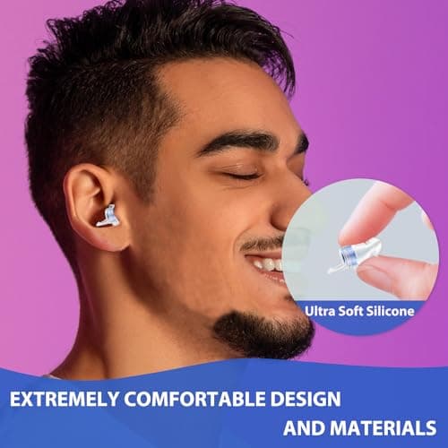 Laudexua High Fidelity Concert Ear Plugs, 2 Pairs Ear Protection Musician Earplugs for Concerts, Music Festival, Motorcycle, and Other Noise Reduction Events view 3