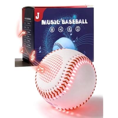 AIYUNDI Light Up & Glow-in-The-Dark Baseball with Bluetooth Speaker, Sports Gifts for Baseball Fans, Boys 8-12, Teens & Adults, Unique Accessories