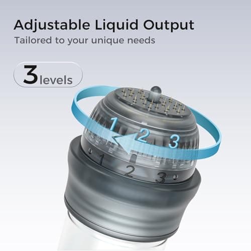 Micro Infusion System for Face & Neck, Titanium Needle Cosmetic Stamp Hydra Microneedling Serum - Peptides & Hyaluronic Acid Serum for All Skin Types, 0.25mm Home Infusion Set view 4