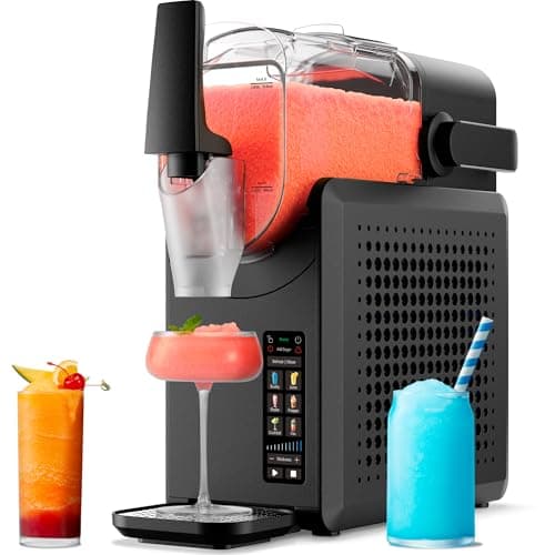 Iceman by Chefman Slush-Ease MAX 90oz Slushie Machine, 64oz Liquid Capacity Frozen Drink Maker & Slushy Machine with 5 Presets and LED Display, Perfect for Frozen Margaritas, Frappes, Smoothies
