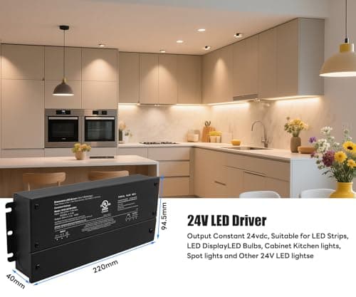 AMAZING POWER 24V LED Driver Dimmable 100W, Power Supply, AC to DC Transformer for LED Lighting, Compatible with ELV, TRIAC dimmers, UL Listed view 2