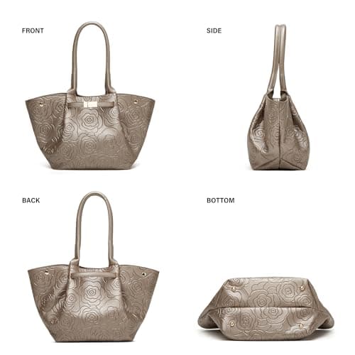 Women Fashion Handbags Wallet Tote Bag Shoulder Bag Top Handle Satchel Purse Set 4pcs view 3