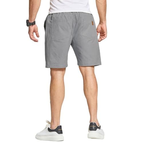 FizzPop Mens Shorts Casual Summer Cotton Chino Golf Beach Drawstring Shorts view 2
