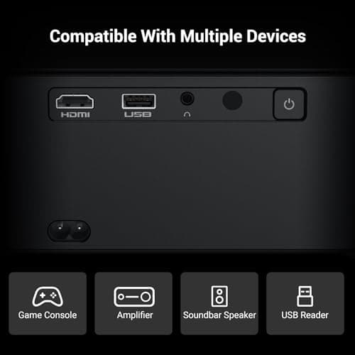 HAPPRUN 1500 ANSI Lumens Built-in Streaming App Full HD Smart Projector | 4K Projector, Supports WiFi and Bluetooth, Dolby Audio, 300-inch Large Screen, Suitable for Home, Outdoor, and Indoor Viewing view 2