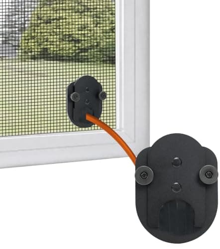 Window Screen Pass Through Attachment - Bring Inside Power Outside, for 1/3"-4/5" Cables or Hoses, Fits on Any Standard Window Screen, Insect and Dust Proof, for Rv, Pet Cameras, Various LED Lights — image 1