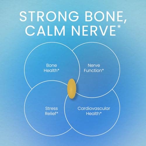 NEUMINA Bone & Nerve Complex, Bone Health, Nerve Function, Stress Relief, Cardiovascular Health, Vegan, Non-GMO, Made in USA, 90 Servings view 2