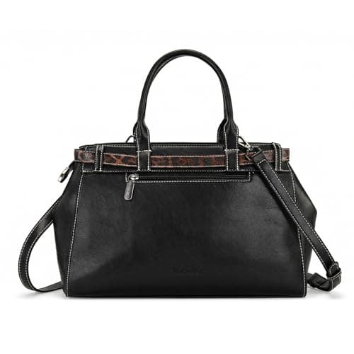 Retro Y2K Handbag Leopard Belt Tote Bag for Women with Crossbody Strap view 6