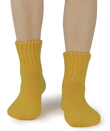 BenSorts Women's Winter Boots Socks Thick Warm Cozy Crew Socks Solid Color Gifts view 5