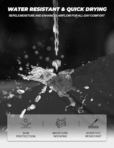 MOURCE Hiking Pants Men Quick Dry - Water Resistant Lightweight Cargo Pants for Men 7 Pockets Outdoor Travel Climbing view 3