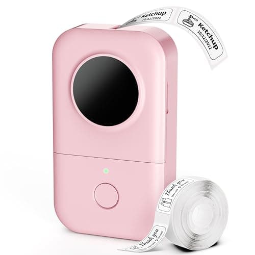Phomemo Label Maker, Bluetooth Mini Portable Label Printer for Home School — image 1