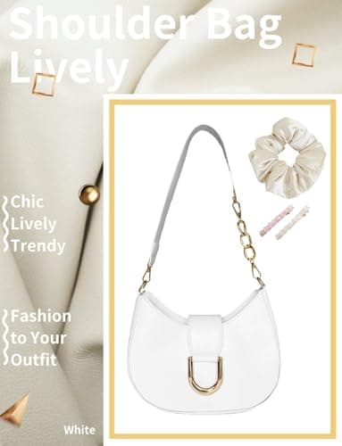 Gleease Cute Small Purse for Women Vintage Shoulder Bag Hobo Leather Handbag with Zipper view 2