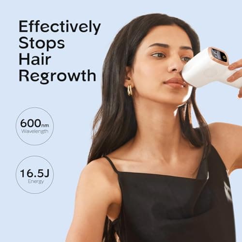 INNZA IPL Hair Removal with Ice Cooling Care Function for Women,Long-Lasting Results,999,999 Flashes Painless Hair Removal, Hair Removal Device for Armpits Legs Arms Bikini Line view 4