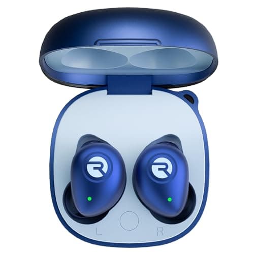 Raycon Fitness Bluetooth Wireless Earbuds + Microphone with Active Noise Canceling, Sweat & Water-Resistant Earphones, Running Headphones, Ear Buds Wireless Bluetooth 56 Hours Playtime (Blue) view 2